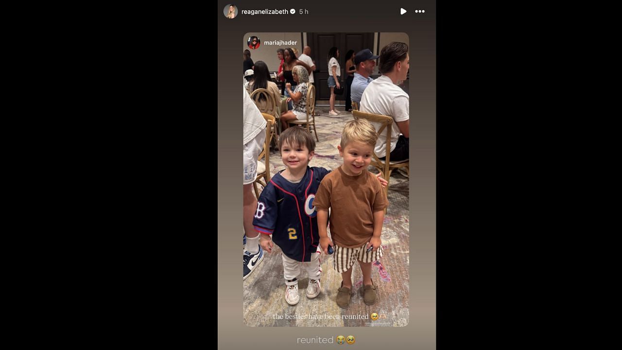 Screenshot of Reagan Elizabeth Bregman's Instagram story (Image from - Instagram.com/@reaganelizabeth IG Stories)